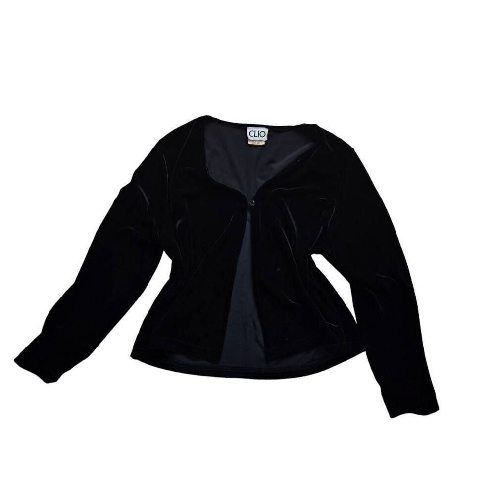 true vintage goth velvet blouse